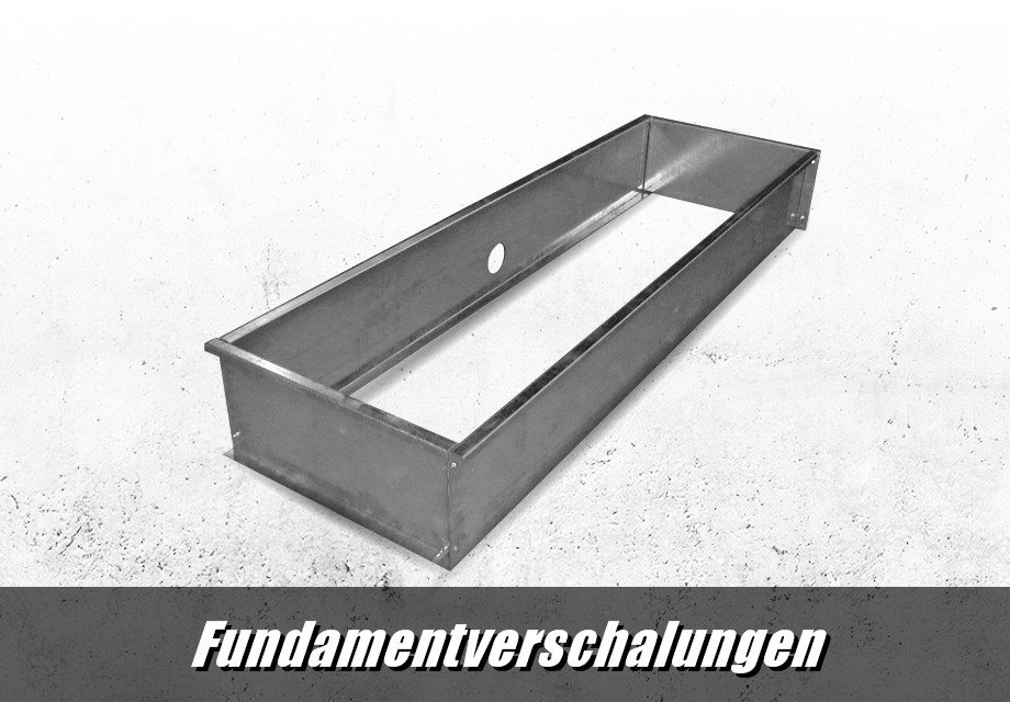 Fundamentverschalungen für Sherpa, Maha und ATT Bremsenprüfstände